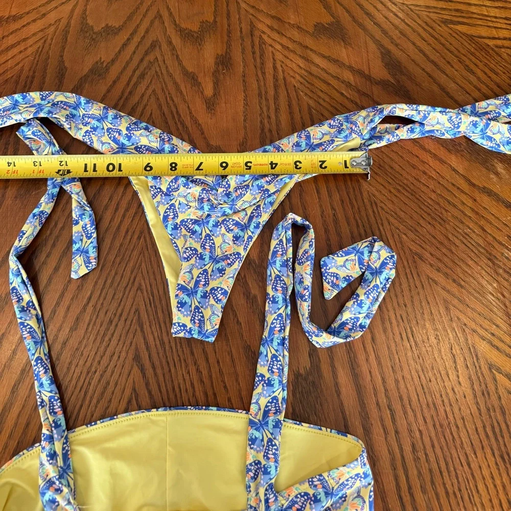 frankies bikinis‎ monarch butterfly print Set
